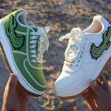 Are These The Best Cactus Jack Customs To Date A Clever Take On The Motif Sneaker Patches Jordan Shoes Girls Custom Embroidered Patches