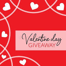 Valentine Day Giveaway Banner Social Media Template White Hearts Curves Spon Banner Social Valentines Giveaways Valentine Images For Valentines Day