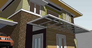 Desain rumah type 60 model minimalis, sederhana, modern terbaru model & gambar kanopi jendela minimalis. Populer 36 Kanopi Atas Jendela Rumah Minimalis