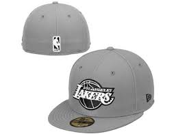Los Angeles Lakers Gray Black 59fifty Fitted Baseball Cap By New Era X Nba Fitted Baseball Caps Fitted Hats New Era