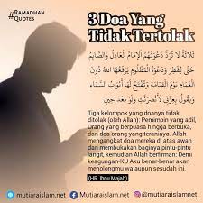 3 Doa Yang Tidak Tertolak Kata Kata Mutiara Doa Kata Kata