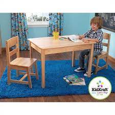 The rectangular table & 2 chair set gives kids a perfect workspace for playing with their favorite toys, working on homework or even enjoying a quick snack. Kidkraft Rectangle Table And Chair Set In Natural 26681