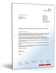 Wird sie nicht gekündigt, verlängert sich die versicherung um ein weiteres jahr. Kundigung Versicherung Muster Zum Download