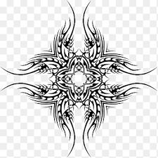 Vintage hand drawn compass rose and whale under. Geometric Tattoo Png Images Pngegg