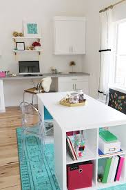 Client Reveal Playful Multi Purpose Room Withheart Ikea Craft Room Craft Room Tables Ikea Crafts