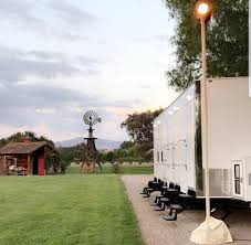 Restroom trailers can be climate controlled, have electric lighting, and even fully operational. Luxury Porta Potty Rentals Portable Toilets Portable Restroom Trailers