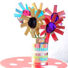 I like to call this one my homage to pregnancy because guess what.it's made up entirely of empty toilet. Cute Bouquet Of Toilet Roll Flowers Pink Stripey Socks