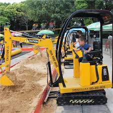 China Supplier Vekain Kids Mini Electric Kids Excavator Rides Amusement Park Ri Amuseme Spiele Im Garten Spielzeug Spielsachen