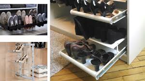 And if you are wondering this kind of shoe rack is made out of water pipes with solid wood boards. Check These Pull Out Shoe Rack For Closet Vertical Or Horizontal Style