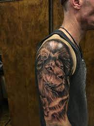 Sleeve Tattoos For Men Best Sleeve Tattoo Ideas And Designs Lion Shoulder Tattoo Lion Tattoo Best Sleeve Tattoos