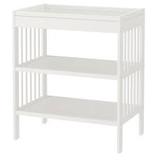 Visitez nous pour decouvrir nos tables de salle a manger elegantes pour deux personnes ou pour une grande famille. Gulliver Table A Langer Blanc Materiau Durable Ikea