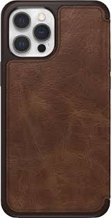 Otterbox Strada Series For Apple Iphone 12 Pro Max Espresso Brown 77 65469 Best Buy