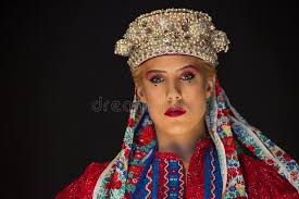 Multiple braiding styles are offered at both locations. Young Caucasian Women With Pearl Corolla And Ethno Clothes Stock Image Image Of Brown Clear 169663419