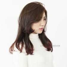 Women S Two Block Haircut For Long Hair Kpop Korean Hair And Style Two Block Haircut Hairstyle Long Hair Styles