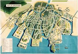 The united states detonated two nuclear weapons over the japanese cities of hiroshima and nagasaki on 6 and 9 august 1945, respectively. Two Maps Of Hiroshima Before And After The Dropping Of The Atomic Bomb On The City Price Estimate 400 600