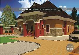 3 Bedroom Bungalow Building Plan In Nigeria Porharcourt Below N15 Million Beautiful House Plans Home Design Plans Bungalow House Plans