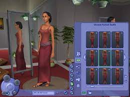 Mod The Sims - Warlokk's Female BodyShape Variety Project - Long Dress  Formal
