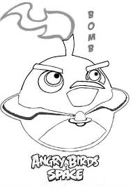 Disney Character At Christmas Coloring Pages Bomb Bird Coloring Page Angry Bird Space Colori Bird Coloring Pages Space Coloring Pages Horse Coloring Pages