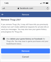 How can i remove a game from my facebook? How To Delete Thug Life Game From Facebook Messenger