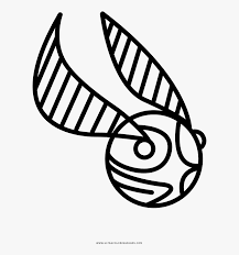 It flies around the quidditch field at high speeds, sometimes pausing and hovering in place. Golden Snitch Coloring Page Simple Golden Snitch Drawing Hd Png Download Transparent Png Image Pngitem