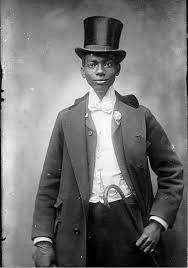 Boy With Walking Cane And Top Hat Black History Photo Vintage Photos