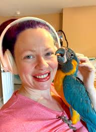 Raising baby macaws is so fun and special. ❤️🦜. This is what I've been up  to. Weaning this precious soul. This is a Bolivian Blue Throat Macaw,  critically endangered in the wild,