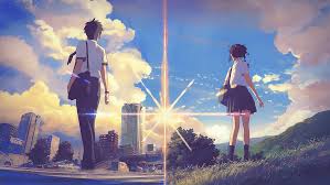 We determined that these pictures can also depict a kimi no na wa. Your Name Wallpaper Hd 2352x1324 Wallpaper Teahub Io