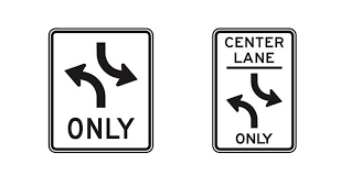Check spelling or type a new query. Two Way Left Turn Only Signs Driversprep Com