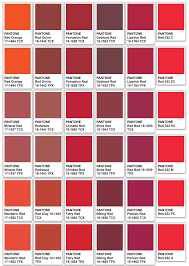 pantone reds carta de colores paleta color 2029c