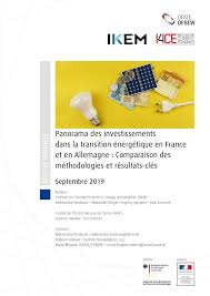 France vs germany, euro 2020 preview: Tracking Investment Into Energy Transition In Germany And France A Comparison Of Methodologies And Selected Results I4ce