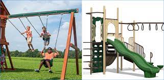Lifetime offers swing sets and other playground equipment in a variety of fun designs that will keep your kids entertained in the safety and convenience of your own backyard. Metal Vs Wood Swing Sets