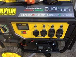 Maybe you would like to learn more about one of these? Champion Power Equipment 9375 7500 Watt Dual Fuel Portable Generator With Electric Start Carb Walmart Com Walmart Com