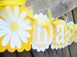 17 Best Ideas About Daisy Party On Pinterest Easy Paper Flowers Birthday Banner Daisy Party Happy Birthday Banners
