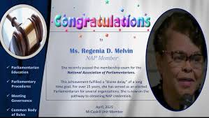 Today we Celebrate with Alden Auguste(M&E) Debra Richardson ( Resv)