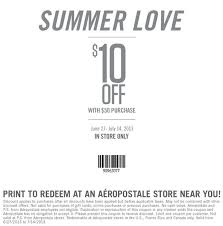 Aeropostale In Store Coupons Get 10 Off 50 Purchase You Love S Summer With Aeropostale Discounts Printable Coupons Coupons Childrens Place Coupons