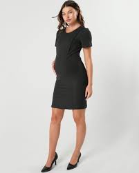 The Boardroom Maternity & Nursing Dress - XS / Charcoal Gray