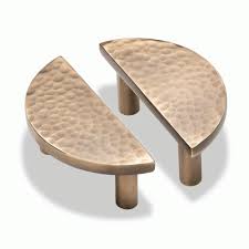 Hammered Half Moon Round Cabinet Pull In Antique Brass Cabinet Handles Wardrobe Handles Door Handles