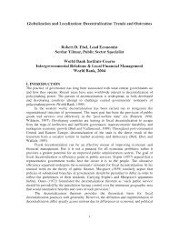 We have a range of financial options and the resources to help you invest with confidence. Pdf Concept Of Fiscal Decentralization And Worldwide Overview World Bank Institute