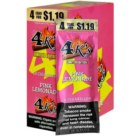 4K's cigarillos pink lemonade