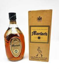 Very Rare Jw Mortlach Glass Bottle