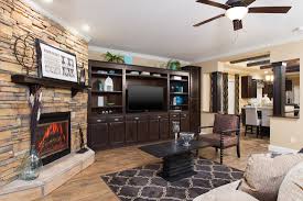 Corner fireplaces create an excellent design focal point. Manufactured Home Fireplaces Deer Valley Homebuilders