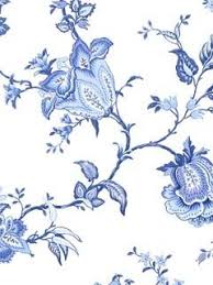 Pin By Colette Davis On Wall Molding Wallpaper Blue Flower Wallpaper Blue White Decor French Wallpaper