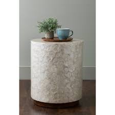 East At Main Sable Wood And Capiz Round Accent Table In 2021 Round Accent Table East At Main Accent Table