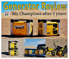 Champion Generator Review After 5 Years Of Use Camping Mat Rv Solar Power Dry Camping
