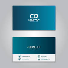 الانحدار ناقلات بطاقة الأعمال vector business card design graphic design