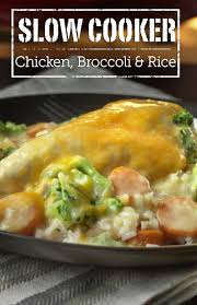 Slow Cooker Chicken Broccoli Rice Campbell Soup Company Recipe Slow Cooker Chicken Recipes Crock Pot Cooking