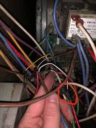 Components of goodman heat pump thermostat wiring diagram and some tips there are just two things which are going to be found in almost any goodman heat pump thermostat wiring diagram. Where Should I Connect My C Wire On Goodman Gmp075 3 Rev B Home Improvement Stack Exchange