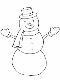 Black and white snowman coloring pages. Snowman Coloring Pages Walloid Snowman Coloring Pages Cute Coloring Pages Christmas Coloring Pages