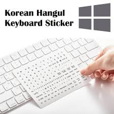 When you feel like freshening up the look of your keyboard again, . Thered Korean Hangul English Keyboard Sticker Black White Keyboard Film Made In Korea Lx1b Shopee Thailand