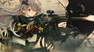 Anime girls with guns 18+. Anime Girls Frontline Shooting Guns Ump45 4k Wallpaper 6 1074